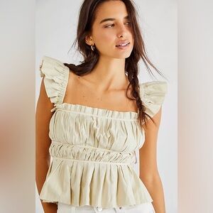 Free People Claude Corset Tank Top